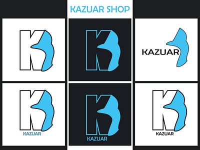 Kazuar Shop Logo branding design graphic design illustration logo