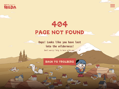 Hilda the series -  404 page