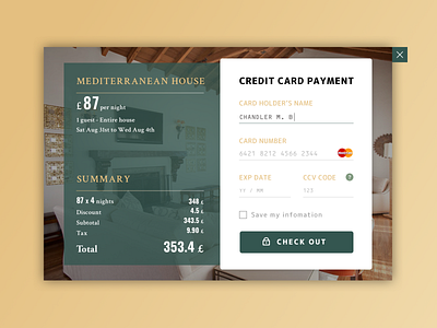 credit card payment airbnbpaymentpage creditcard creditcardpayment daily ui daily ui 001 dailyui 001 friendsfan paymentpageredesign redesign uidesign uxdesign