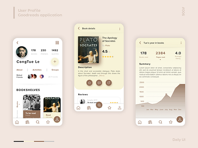 User Profile Daily Ui challenge