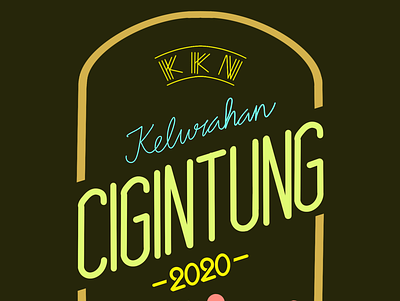 KKN Kelurahan Cigintung 2020 branding design graphic design illustration logo vector