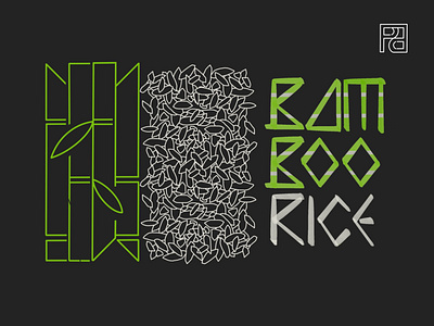 Bamboo Rice branding design graphic design illustration logo typography vector