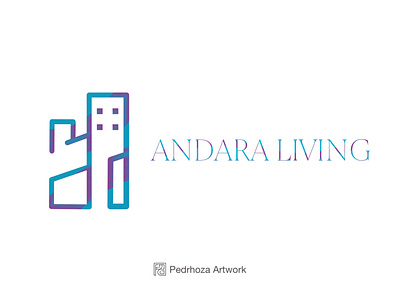 Andara Living app branding design graphic design illustration logo typography vector