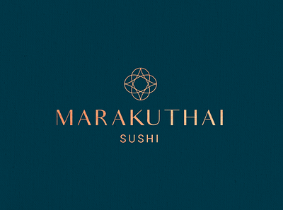 MARAKUTHAI SUSHI brand identity branding design graphic design icons illustration logo sushi sushi bar