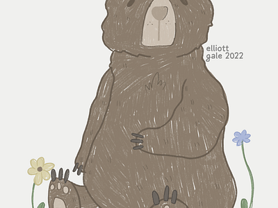 Flowery Brown Bear