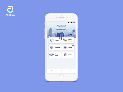 Athena: Financial Approval App financial app mobile app mobile app design mobile apps mobile ui ui design vector illustration