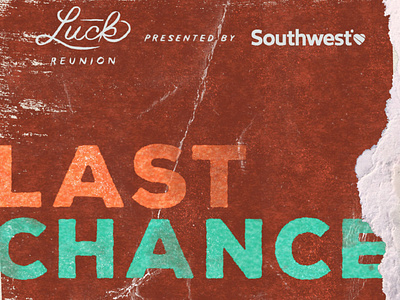 Last Chance To Get Lucky design digital graphic design