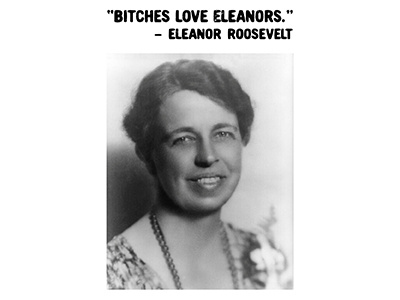 Eleanor funny humor portrait quote