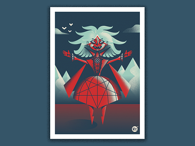 Classic Monsters - Hellsa the Witch! classic horror evil horror illustration monster scary witch