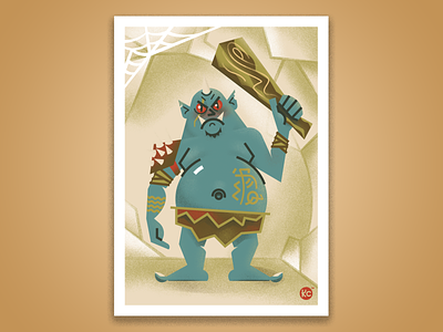 Dungeon Monsters - Ugak the Orc! dungeons dragons dungeons and dragons illustration monster orc scary