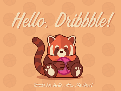 Hello, Dribbble! dribbble hello redpanda
