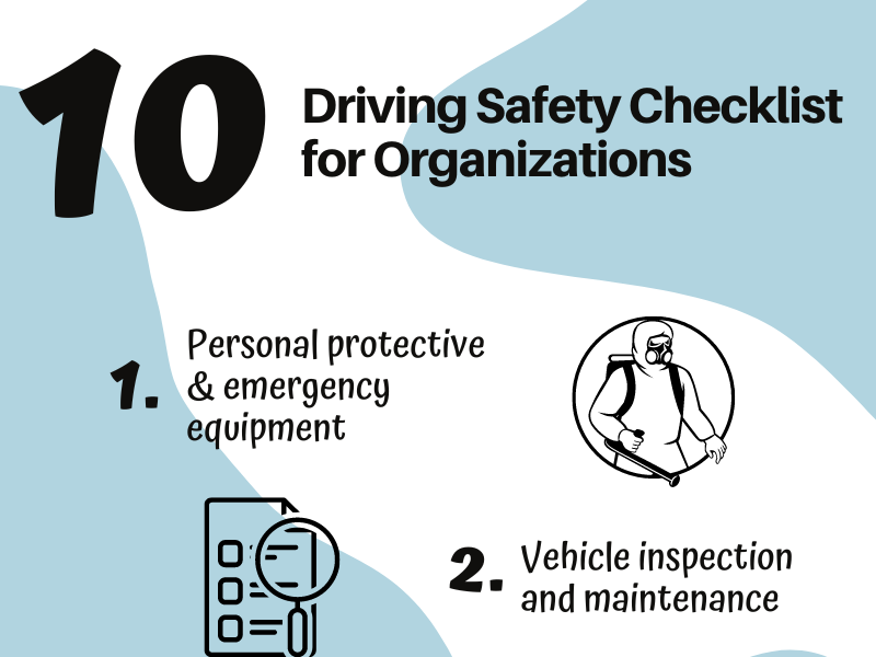 Driving Safety Checklist by Safety Connect on Dribbble