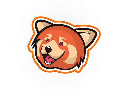 Little bit improved Red Panda Mascot logo design illustration logo mascot logo red panda