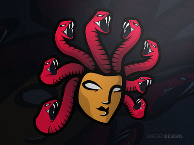 Medusa Mascot Logo