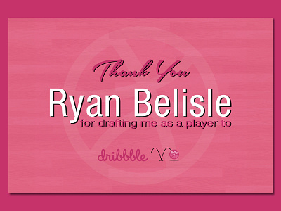 Dribbble Thank You dribbble sketch thank you thank you card