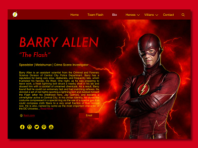 Daily UI Day 6 | Profile Page daily ui daily ui day 006 profile page the flash ui