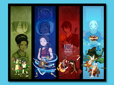 Avatar the Last Airbender Poster avatar the last airbender poster poster design print design