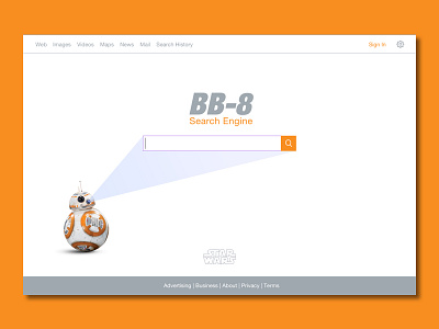 Daily UI Day 22 | Search bb8 daily ui daily ui day 022 mobile design search star wars ui