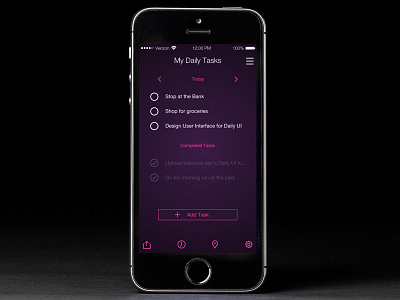 Daily UI Day 42 | Todo List daily ui daily ui day 042 mobile design sketch todo list ui