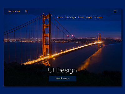 Daily UI Day 053 | Header Navigation daily ui daily ui day 053 header navigation navigation sketch ui web design