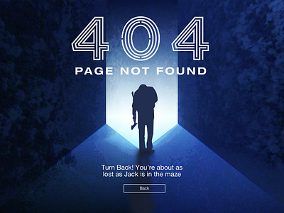 The Shining 404 Error 404 404 error 404 error page error page jack torrance page not found the shining