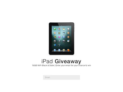 Daily UI Day 097 | Giveaway apple daily ui daily ui day 097 giveaway ipad ui uiux