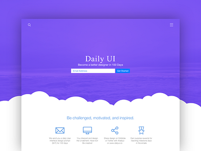 Daily UI Day 100 | Daily UI Landing Page daily ui daily ui day 100 daily ui landing page landing page ui uiux