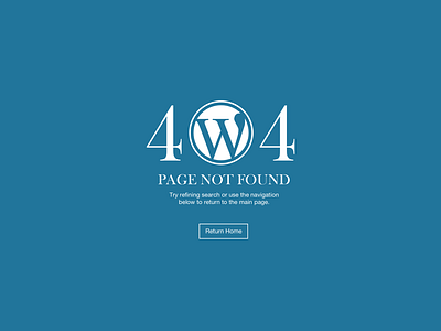 Wordpress 404