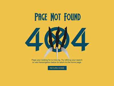 Wolverine 404 404 404 error page 404 not found error message logan page not found wolverine