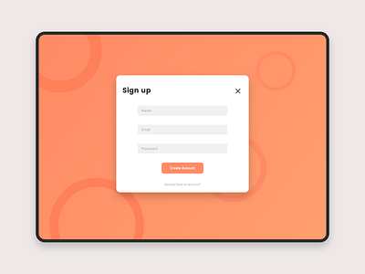 Sign Up dailyui design form signup ui web