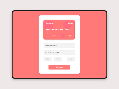 Checkout card checkout dailyui design form purchase ui web