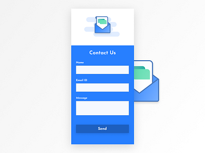 Contact Us colors contact us dailyui design form icons illustration ui ux