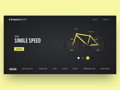 mach city cycle yellow