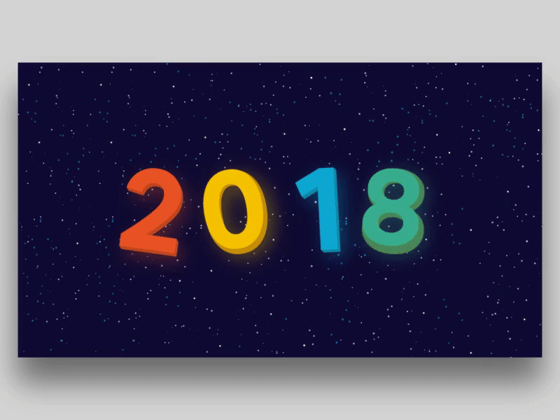 New Year 2019 2019 2d after effect animation earth fun happy new year motion motion animation motion design motionui new year satellite shuttle space vector video animation