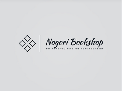 Logo for a Bookshop design graphic design illustration logo typography