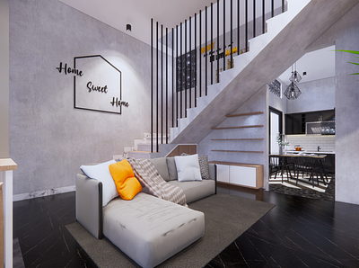 Design Interior 3d arsitektur design enscape home interior live style place sketchup