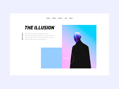 the illusion 2 design fashion leave