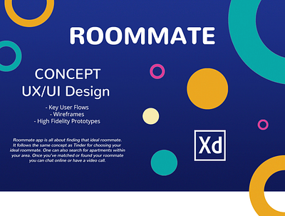 Roommate UX/UI Design design ui ux