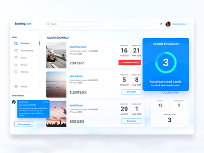 Booking.com Skyboard