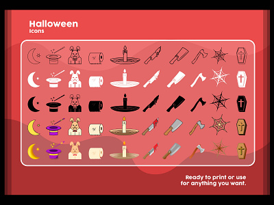 Halloween Icons Sticker