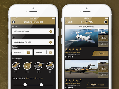 Luxury App Pitch flat gold luxury pitch