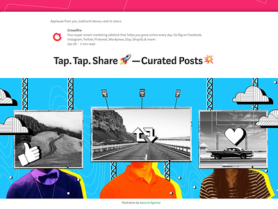 Crowdfire – Curated Posts