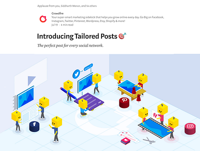 Crowdfire – Tailored Posts ✨