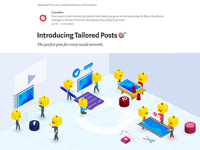 Crowdfire – Tailored Posts ✨