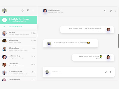 Desktop Whatschat App chat chat app chat bubble design graphicdesign ui ux ui ux design ui design whatsapp