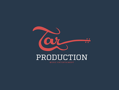 Tar Production Logo branding entertainment logo music production tar