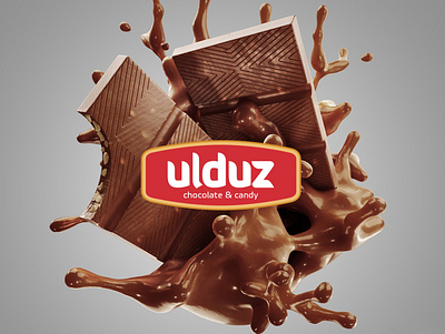 Ulduz Chocolate brandidentity branding candy candy bar chocolate design logo star