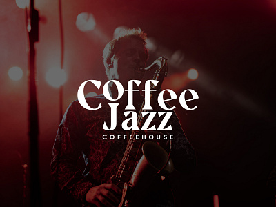 Coffee Jazz branding coffee coffeehouse jazz logo