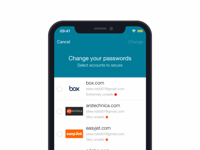 Password Changer™ app account password manager password changer forgot password security dashlane