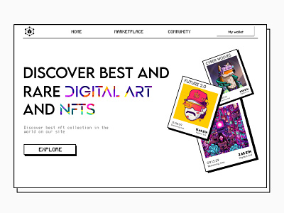 NFT collection WEB UI Design